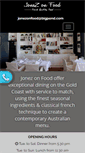 Mobile Screenshot of jonezonfood.com.au